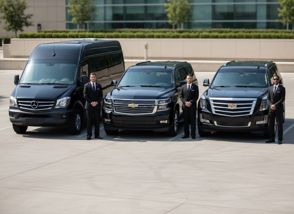 Luxury vehicle for airport transfers in Grand Rapids